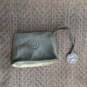 Wanderer The Milano Green Olive Leather Card Wallet